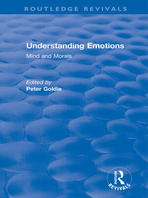 cover image of Understanding Emotions